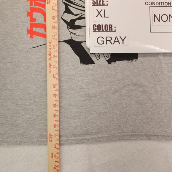 Cowboy Bebop Anime Graphic Crew Neck Short Sleeve T-Shirt Mens Size XL Gray - Picture 8 of 9